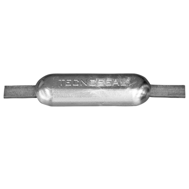 Tecnoseal Zinc 1.8kg Weld On Oval Bar Anode - 00302