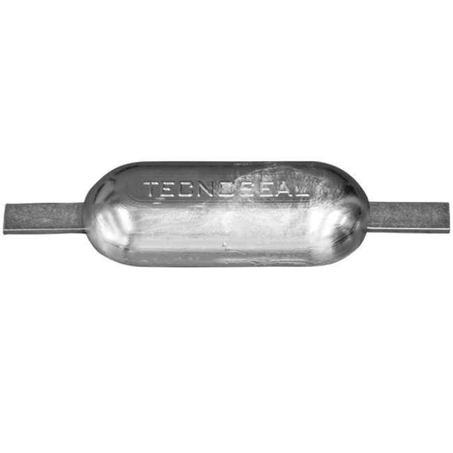 Tecnoseal Zinc 3kg Weld On Oval Bar Anode - 00304