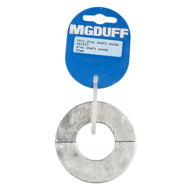 MG Duff Zinc 35mm Slim Shaft Collar Anode ZSC35T