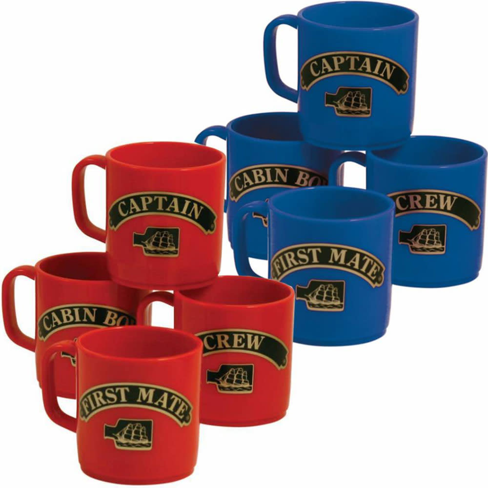 Nauticalia Named Stacking Mugs (Box of 4)