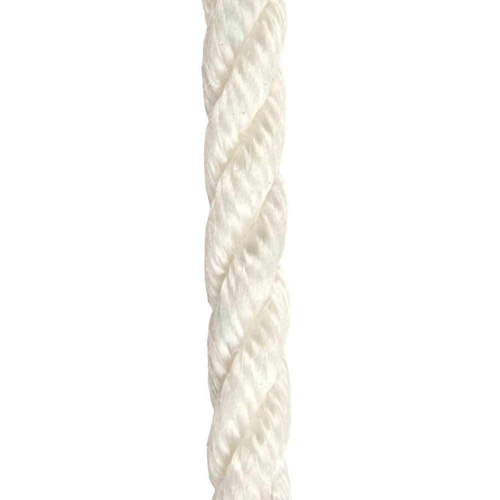 Boat Rope, White rope, Mooring Rope, Sailing Rope 3-Strand Polyester:  Freepost 