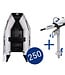 Talamex Aqualine QLS 2.5m Slatted Floor Inflatable Dinghy with ePropulsion Spirit 1.0 Plus 1kW (3hp) Short Shaft Electric Outboard Motor