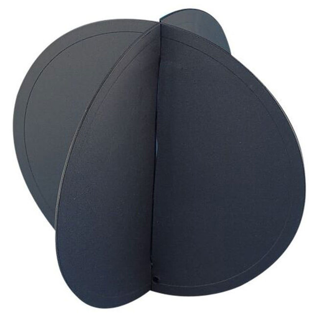 Waveline Folding Black Anchor Ball 30cm Pirates Cave Chandlery