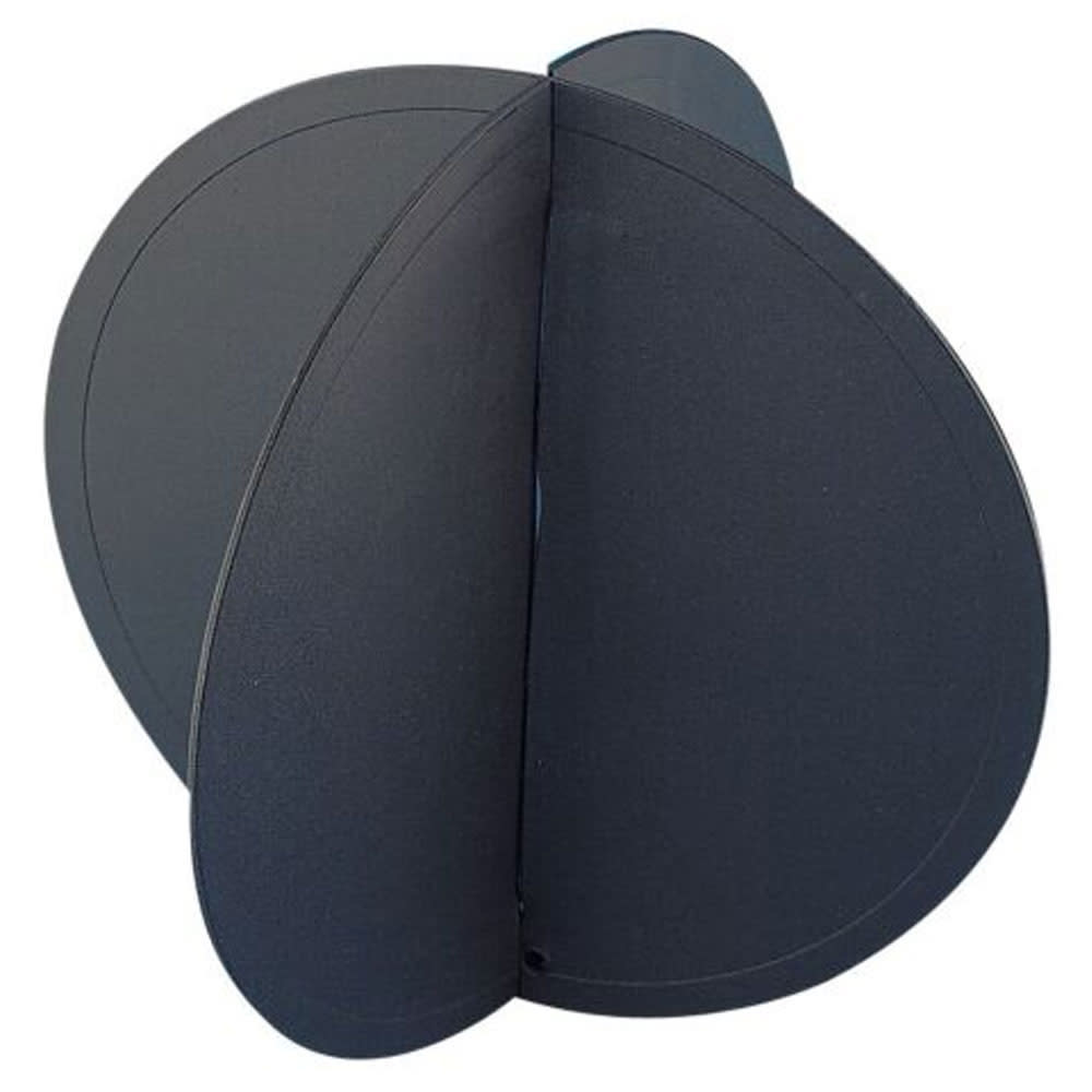 Waveline Folding Black Anchor Ball 30cm Pirates Cave Chandlery