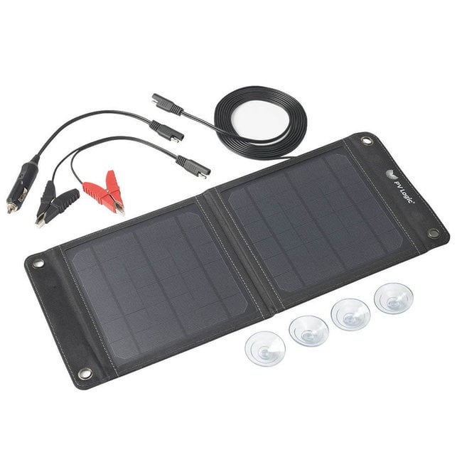 Solar Technology 8W Fold Up Solar Panel Battery Maintainer