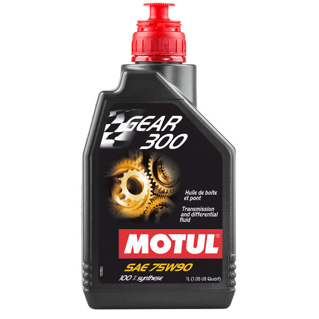 Motul Gear 300 75W-90 100% Synthetic Transmission Fluid 1L