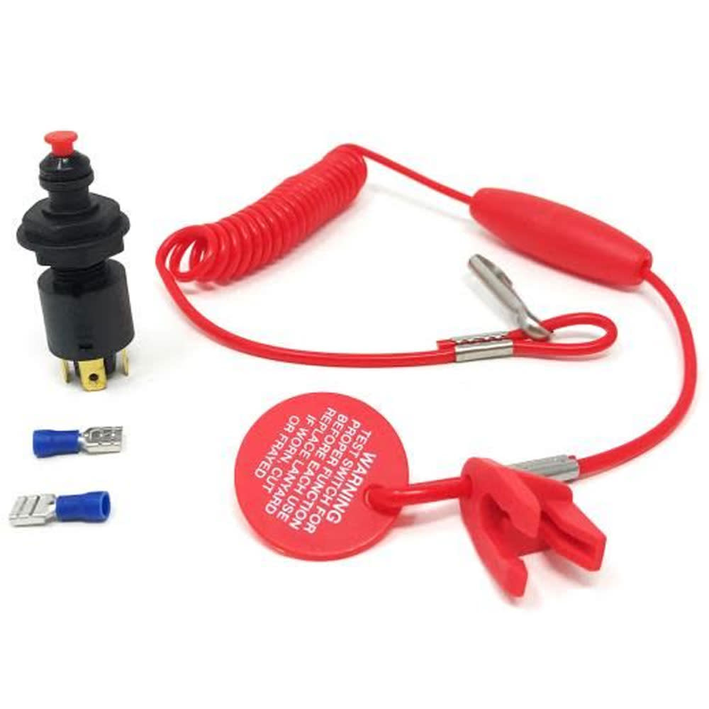 Emergency Kill Cord Cutoff Switch with Coil Pirates Cave Chandlery