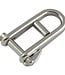 Key Pin + Bar Shackle S/S (5-8mm)