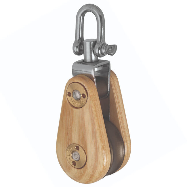 Barton Classic Wooden Victory Single Swivel Block