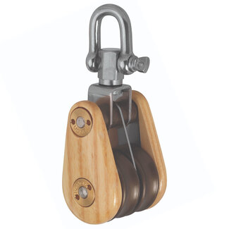 Barton Barton Classic Wooden Victory Double Swivel Block