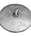 Tecnoseal Zinc R2 Rudder Disc Anode 0.40kg (Pair)