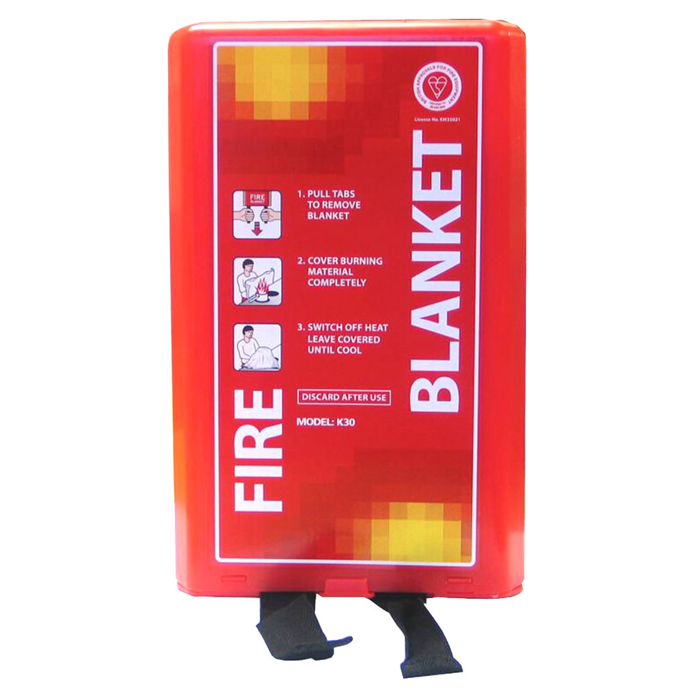 Fire Blanket Hard Case 1m x 1m K30 Pirates Cave Chandlery