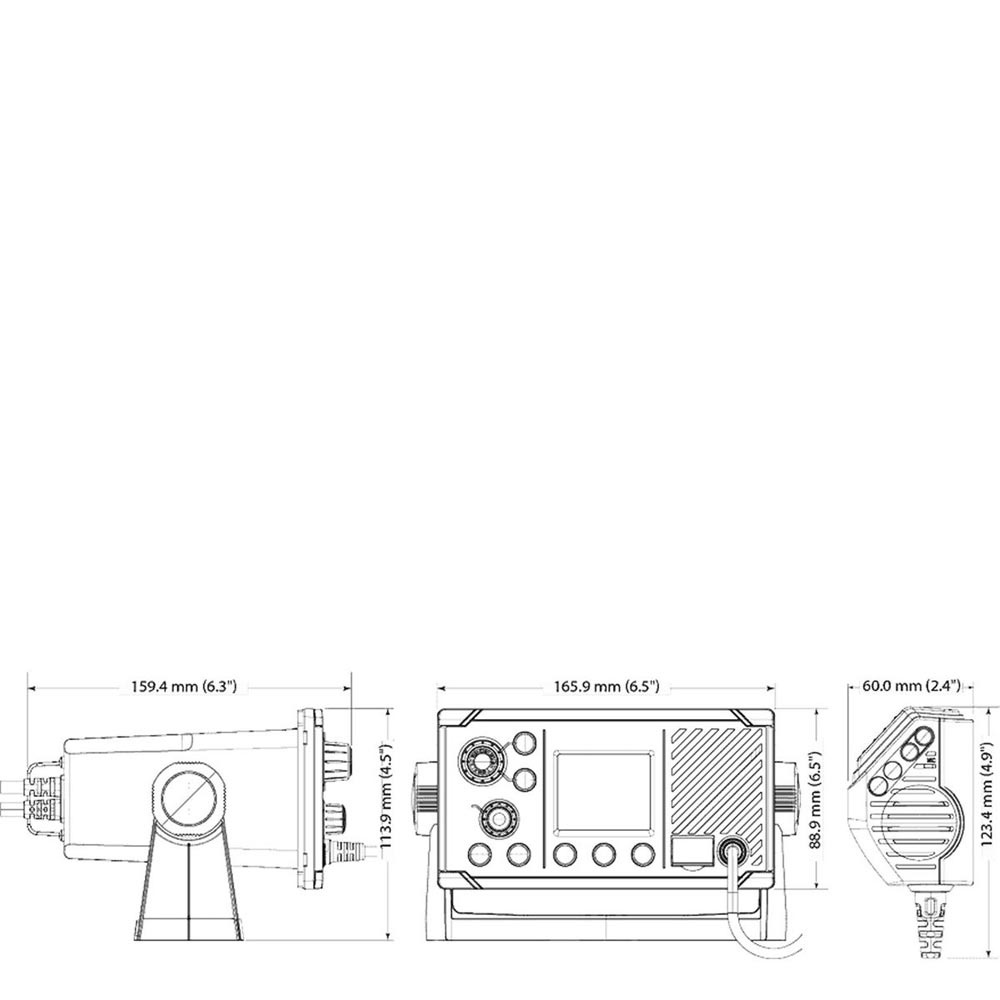 B&G V20S VHF Marine Radio with BuiltIn DSC and GPS Pirates Cave