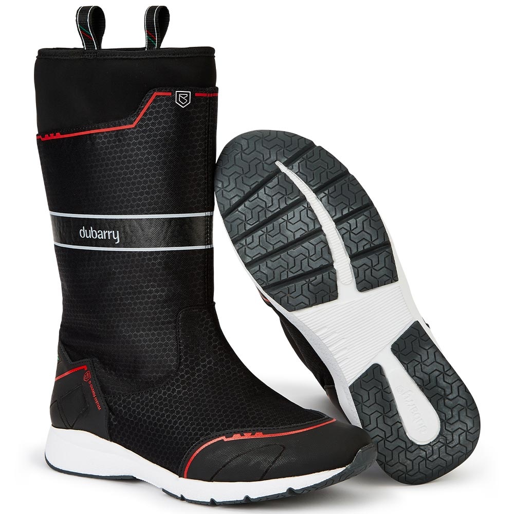 Dubarry Hobart Sailing Boots Black Pirates Cave Chandlery