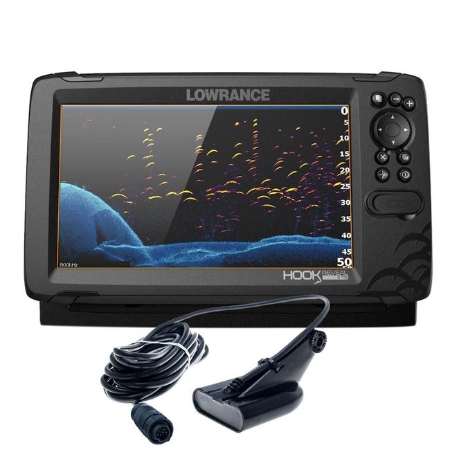 Lowrance X-4 Fishfinder W/ Mounting Mount Bracket - Tested Good