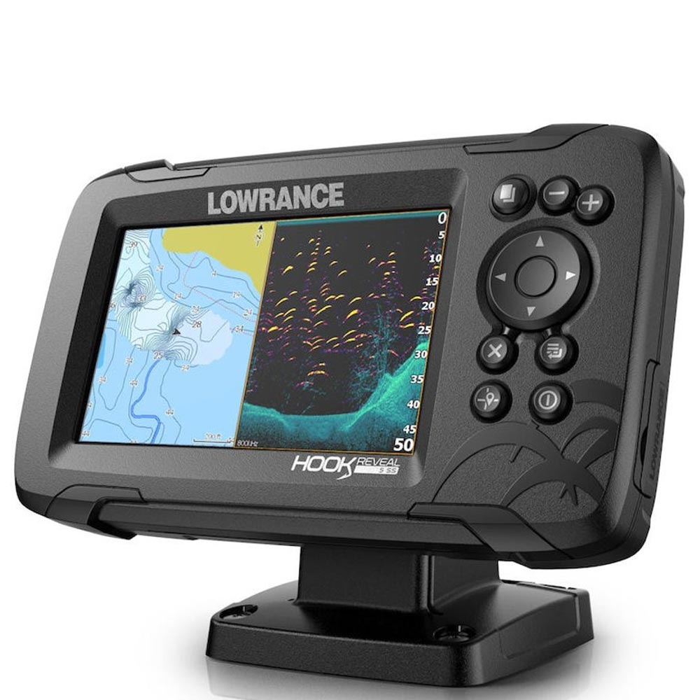 Lowrance Hook Reveal 5" Fishfinder - Pirates Cave Chandlery