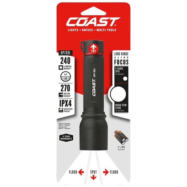 Coast HP7XDL Hand Torch Pirates Cave Chandlery