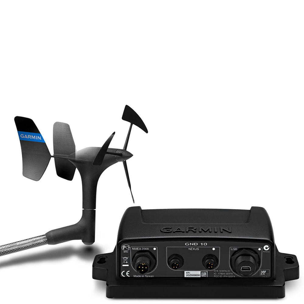 Garmin gWind Mast Head Transducer with GND10 Black Box & 25m Mast Cable