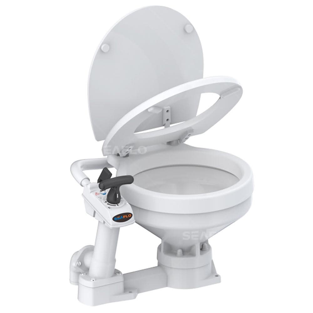 Seaflo Compact Manual Boat Toilet Pirates Cave Chandlery