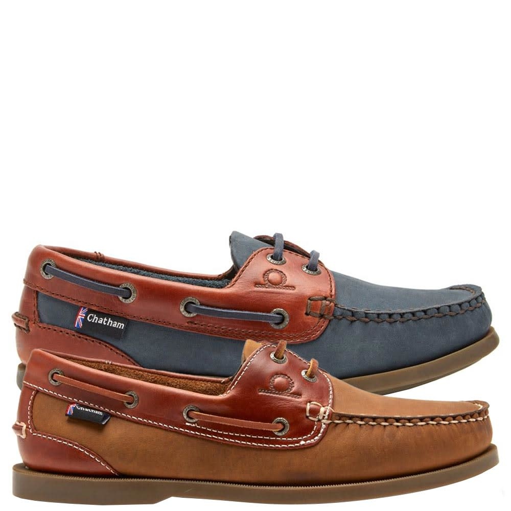 Chatham Bermuda II Lady G2 Leather Boat Shoes - Walnut/Brown Snake