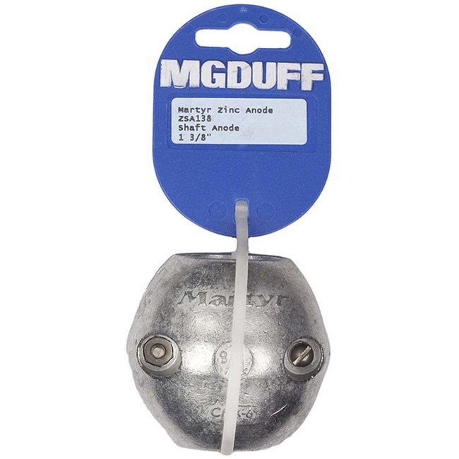 MG Duff Zinc 35mm ZSA Shaft Anode - ZSA138