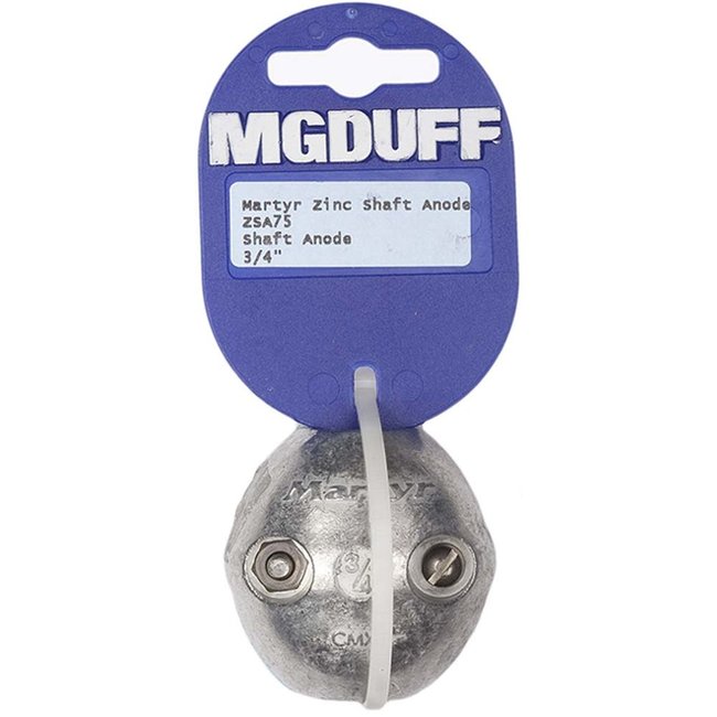 MG Duff Zinc 19mm ZSA Shaft Anode - ZSA75