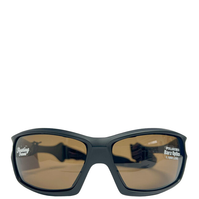 Barz Optics Kiama Sunglasses Black/Amber