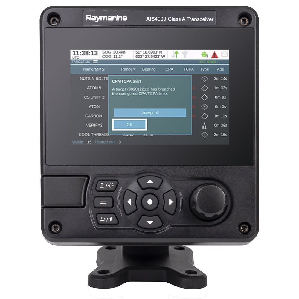 Raymarine AIS4000 Class A Transceiver