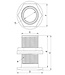 TruDesign Composite Domed Skin Fitting