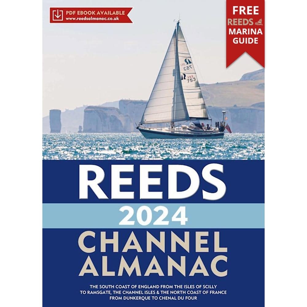 Reeds Channel Almanac 2024 with FREE 2024 Marina Guide Pirates Cave Chandlery