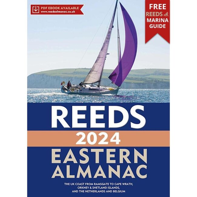 Reeds Nautical Almanac 2024 with FREE 2024 Marina Guide Pirates Cave
