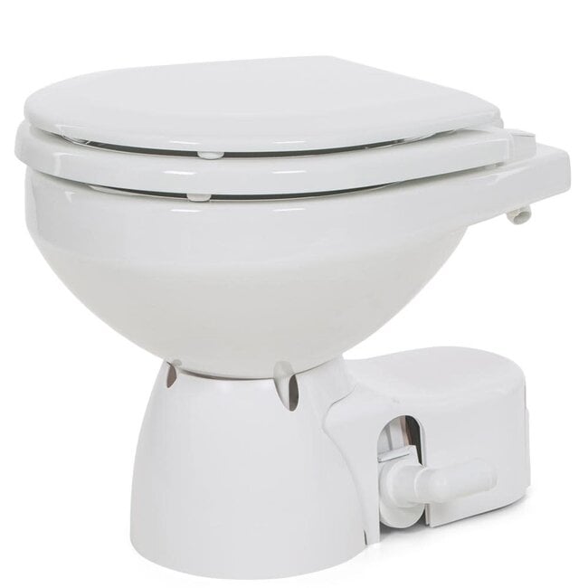 Jabsco Quiet Flush E2 Compact Bowl Electric Toilet for Fresh Water