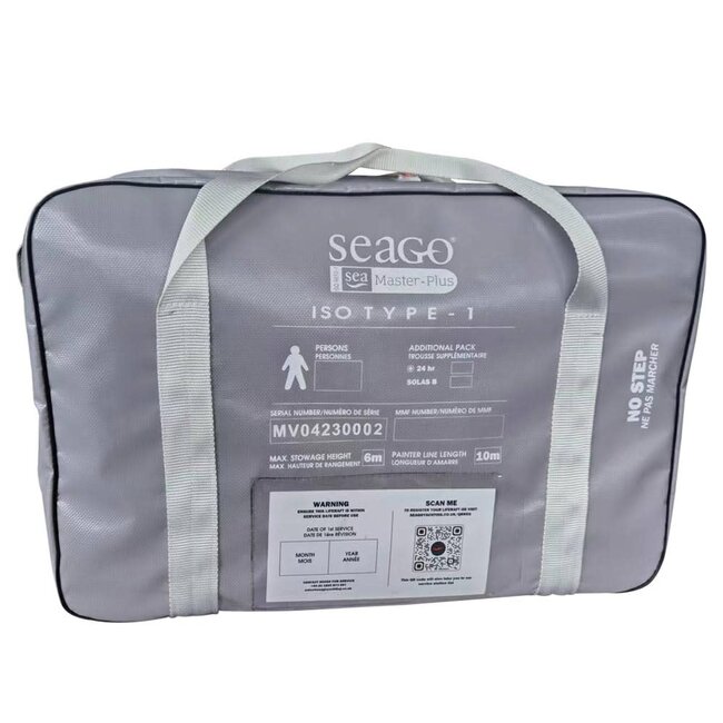 Seago 4 Man Sea Master Plus ISO 9650-1 Life Raft