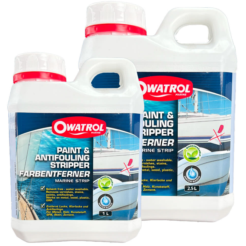 Décapant Peinture & Antifouling OWATROL Marine Strip 1L bateau & hors-bord