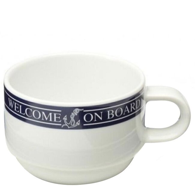 Welcome On Board Porcelain Mug