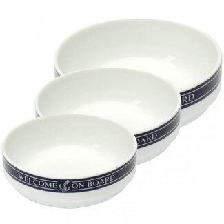 Welcome On Board Welcome On Board Porcelain Round Bowl