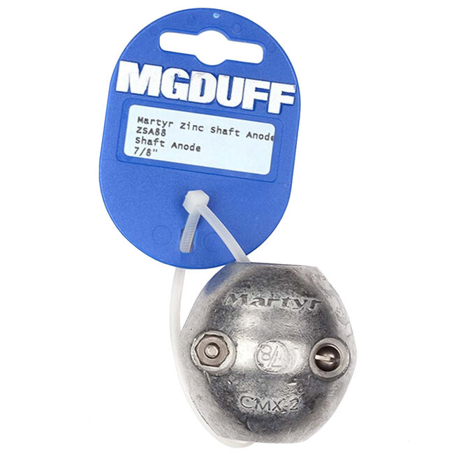 MG Duff Zinc 22mm ZSA Shaft Anode - ZSA88