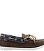 Henri Lloyd Leaf Mens Deck Shoe Dark Brown/Denim Blue - Size 4 (34)