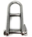 Key Pin + Bar Shackle S/S (5-8mm)