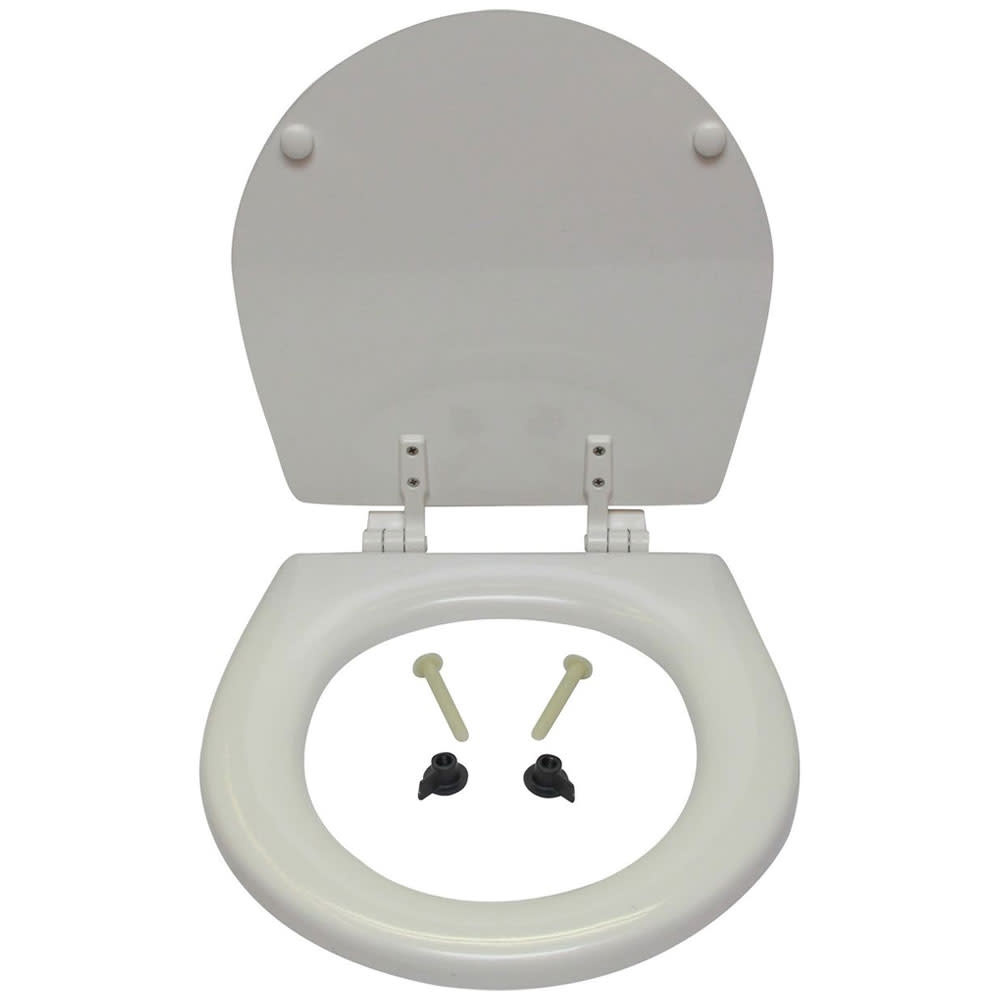 Jabsco Wooden Toilet Seat Only with Hinges Pirates Cave Chandlery