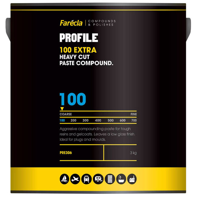 Farecla Profile 100 Extra Paste Compound 3kg