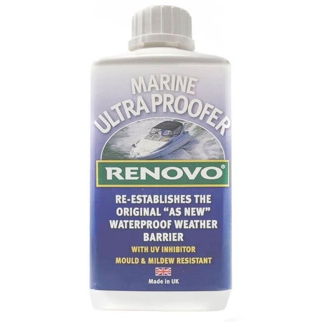 Renovo Boat Canvas Ultra Proofer 500ml Pirates Cave Chandlery