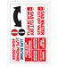 Gas Master Shut-Off Label Sticker