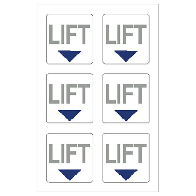 Lift Label Sticker