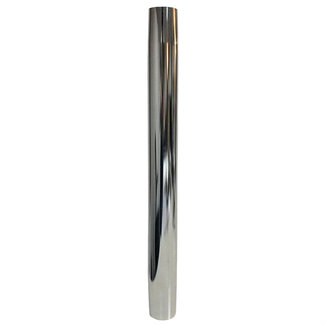 Pirates Cave Value Table Pedestal Chrome Plated Steel Pipe