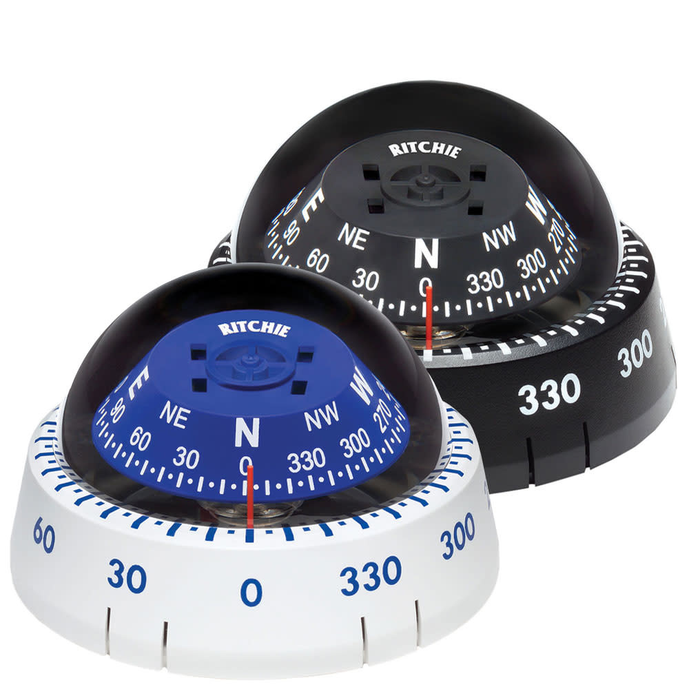 Ritchie XP99 Kayaker Surface Mount Compass Pirates Cave Chandlery