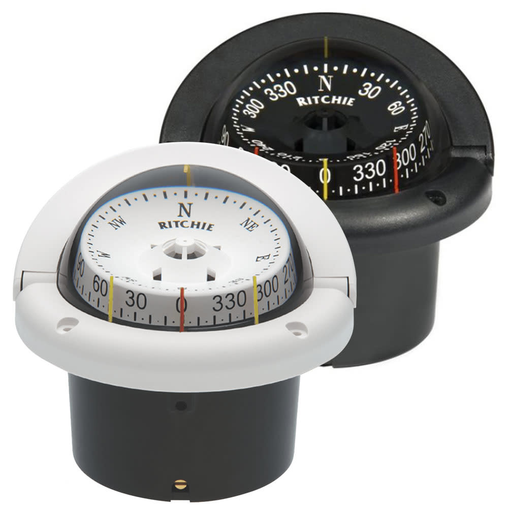 Ritchie Helmsman HF743 Flush Mount Direct Read Compass Pirates Cave