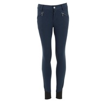 BR 4-Ever Horses rijbroek Angie kids kniegrip Pants blue Navy