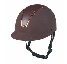 rijhelm Wien- Style bruin/rosegold