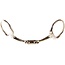 Harry's Horse Bustrens Gold, dubbelgebroken, oval-link 13mm